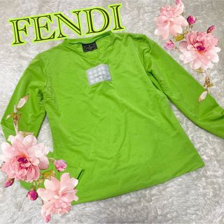 フェンディ(FENDI)の【FENDI JEANS】激レア♪FENDIロゴプレート　運動着　スポーツウェア(Tシャツ/カットソー(七分/長袖))