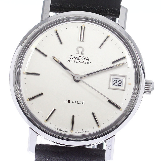 魅力の OMEGA オメガ OMEGA デビル _737775 メンズ 自動巻き デイト ヴィンテージ 腕時計(アナログ) 
