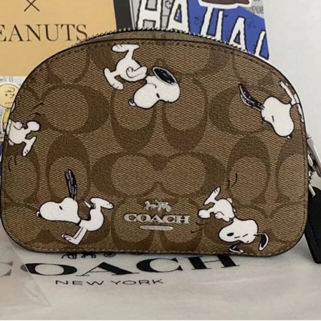 高級COACH - 値下げ可能COACH X PEANUTSミニ セレナ サッチェル