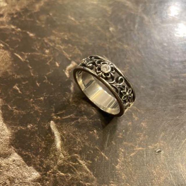シルバー　silver 925 リング　指輪　透かし彫り　ノーブランド メンズのアクセサリー(リング(指輪))の商品写真