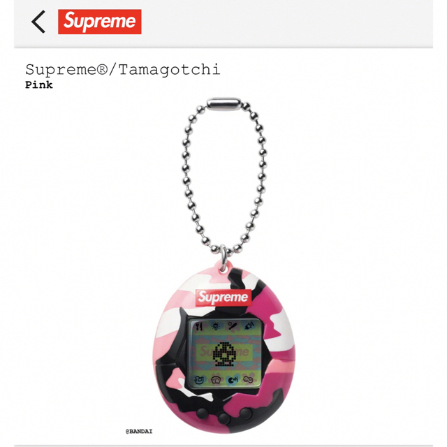 supreme tamagotchi たまごっち ピンク