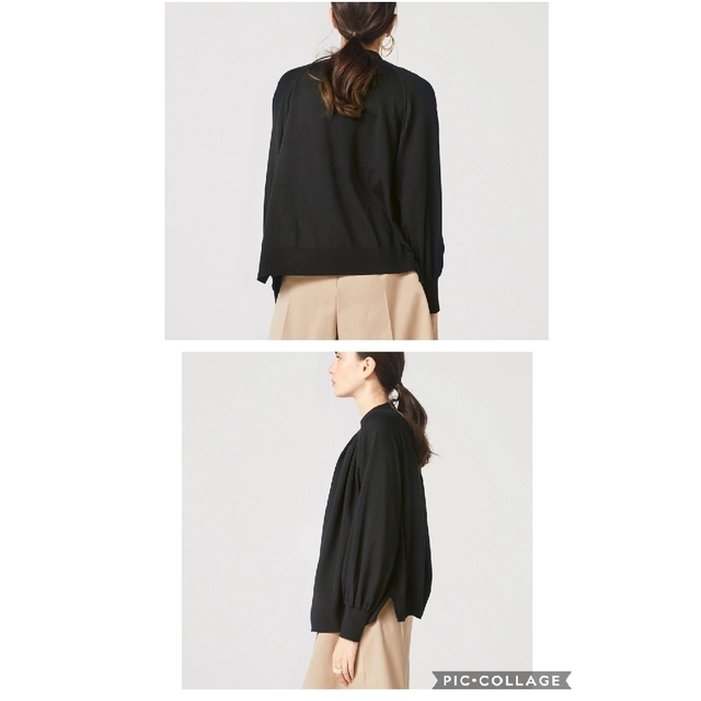 FOXEY(フォクシー)の✿ご専用✿ アディアム "Hozuki Knit Top " ブラック XS レディースのトップス(シャツ/ブラウス(長袖/七分))の商品写真