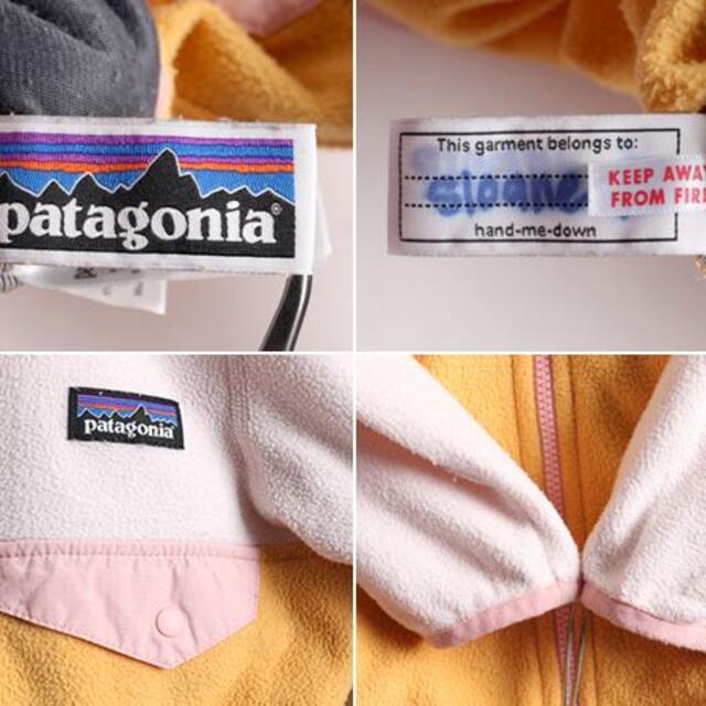 patagonia(パタゴニア)のキッズ 100cm 程 パタゴニア スナップT フーディー フリース ジャケット キッズ/ベビー/マタニティのキッズ服女の子用(90cm~)(ジャケット/上着)の商品写真