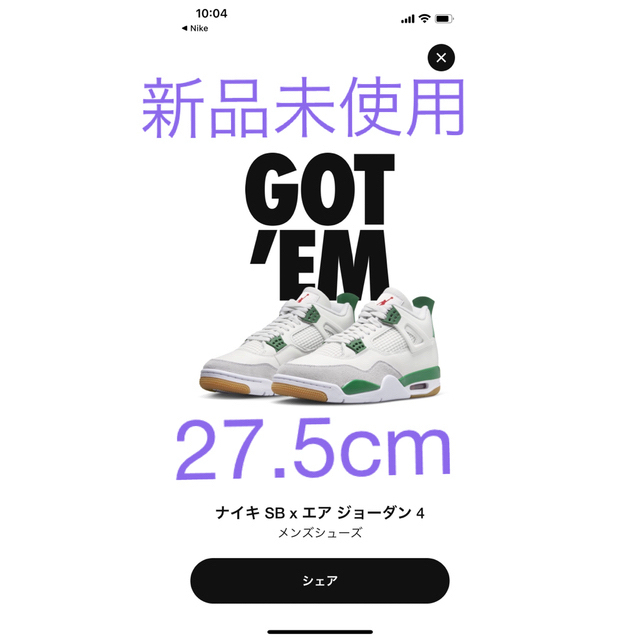 NIKE SB × Air Jordan 4 Pine Green 【限定販売】 www.sacsny.com