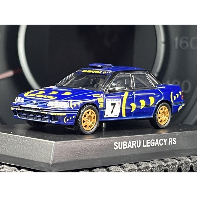 京商 1/64 スバルミニカーコレクション SUBARU レガシー RS #7