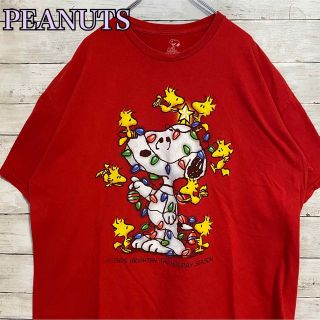 ピーナッツ(PEANUTS)の【入手困難】PEANUTS スヌーピー　Tシャツ　2XLサイズ　ゆったり　一点物(Tシャツ/カットソー(半袖/袖なし))