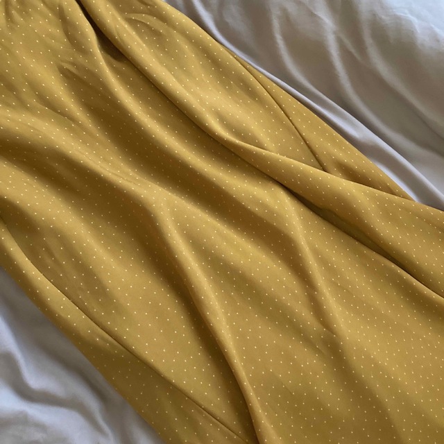 COCO DEAL(ココディール)のココディール  マキシ丈とろみロングスカート オレンジ レディースのスカート(ロングスカート)の商品写真