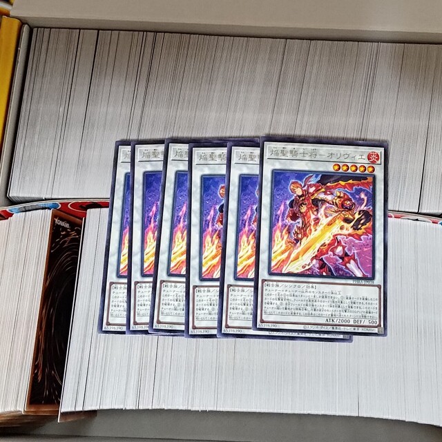 遊戯王(ユウギオウ)の遊戯王 焔聖騎士将-オリヴィエ 6枚売場名:#WETA遊戯王焔聖騎士将 オ エンタメ/ホビーのトレーディングカード(シングルカード)の商品写真