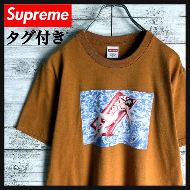 7605 【入手困難】シュプリーム☆ビッグロゴ定番カラー人気デザインtシャツ美品