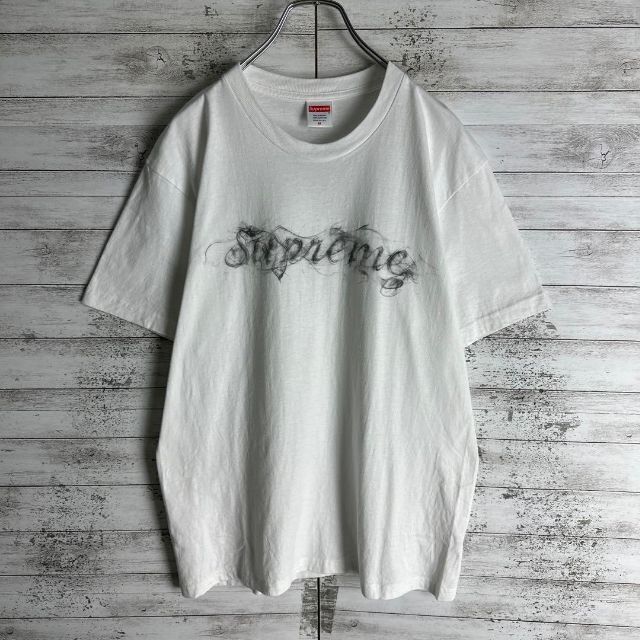 7604 【入手困難】シュプリーム☆ビッグロゴ定番カラー人気デザインtシャツ美品
