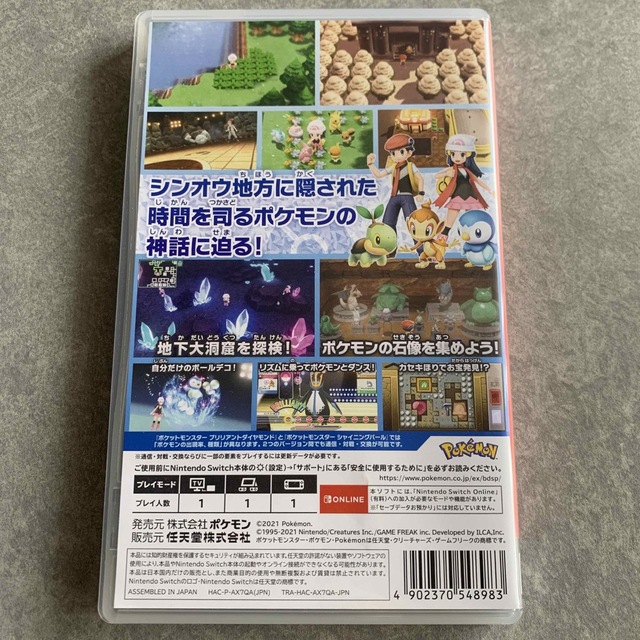 ポケットモンスター ブリリアントダイヤモンド Switch エンタメ/ホビーのゲームソフト/ゲーム機本体(家庭用ゲームソフト)の商品写真