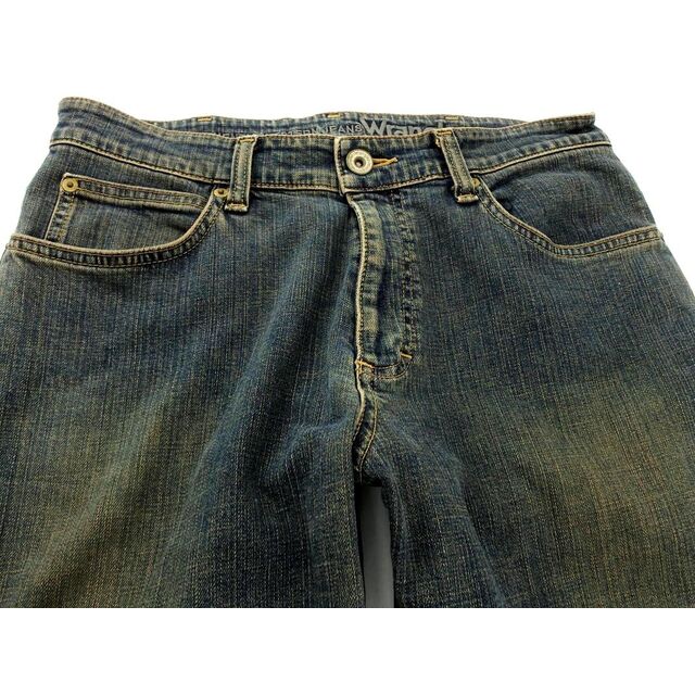 Wrangler(ラングラー)のWrangler ラングラー USED加工 デニムパンツ size32/青 ■■ メンズ メンズのパンツ(デニム/ジーンズ)の商品写真