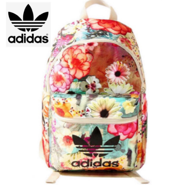 adidas リュック　花柄 ファームカンパニーコラボ