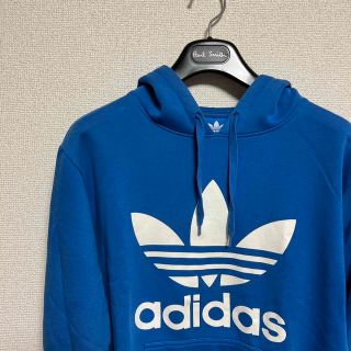 アディダス(adidas)のadidas  アディダス  パーカー　ブルー　アディダス (パーカー)