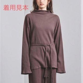 ユナイテッドアローズ(UNITED ARROWS)のBASERANGE／リブハイネックトップス(カットソー(長袖/七分))