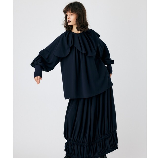 enfold エンフォルド WAVE COLLAR PULLOVER