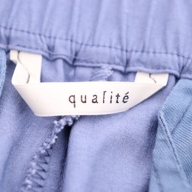 qualite(カリテ)のqualite　ウエストゴム仕様パンツ　Lサイズ　レディース　USED レディースのパンツ(カジュアルパンツ)の商品写真