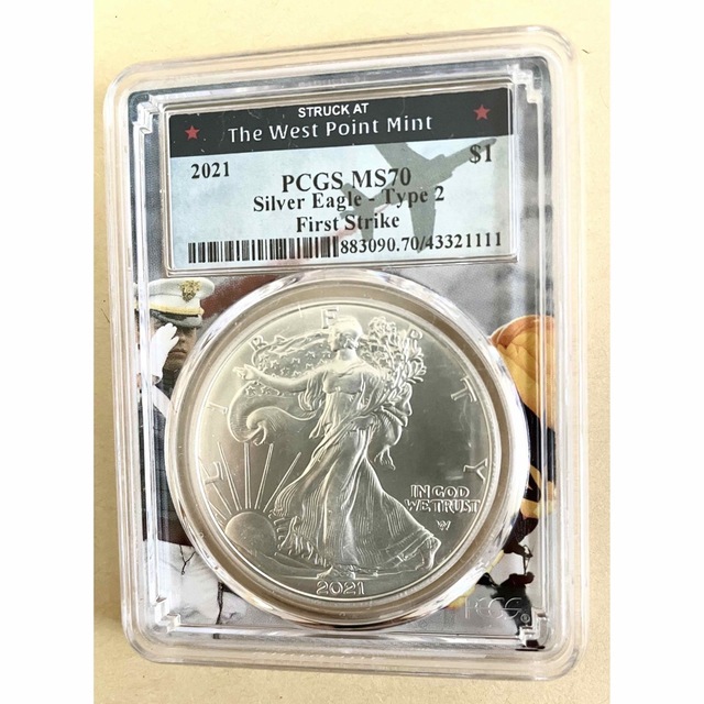 FIRSTSTRIKE　PCGS　イーグル　2021 MS70 アメリカ　 銀貨