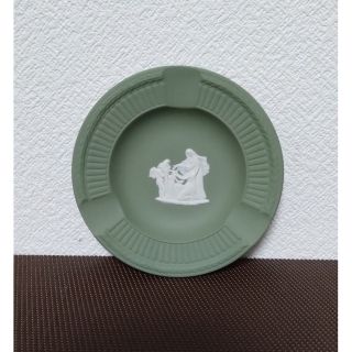 ウェッジウッド(WEDGWOOD)のウェッジウッド・ジャスパー セージグリーン ミニプレート(食器)