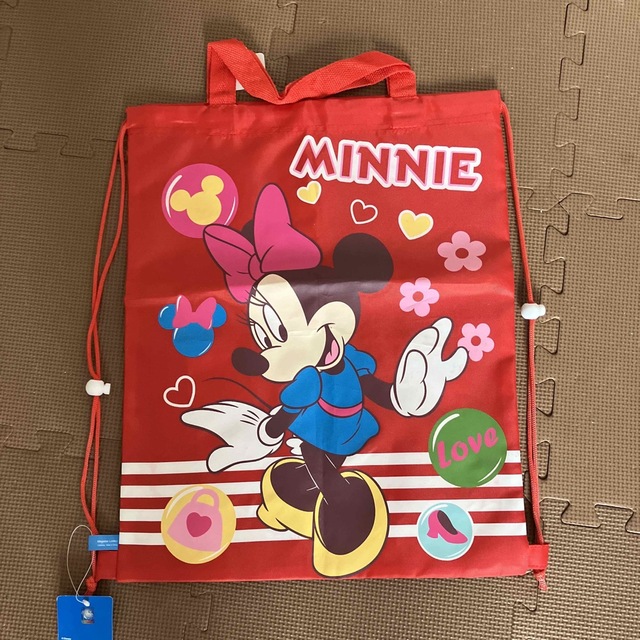 Disney(ディズニー)の【ポンさま専用】ミニー　袋　2枚セット キッズ/ベビー/マタニティのこども用バッグ(体操着入れ)の商品写真