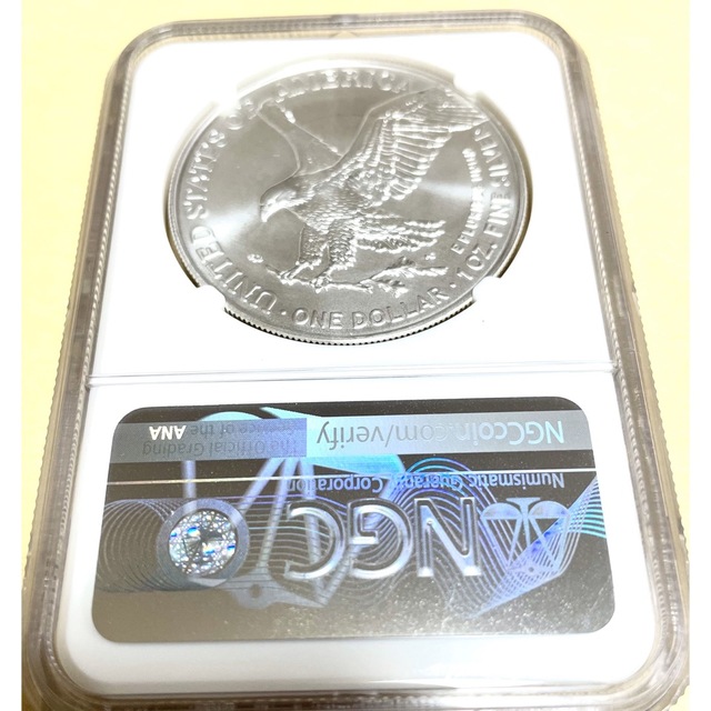 2枚セット★2021 アメリカイーグル銀貨  NGC MS70 アーリーリリース エンタメ/ホビーの美術品/アンティーク(貨幣)の商品写真