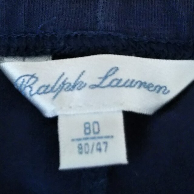 Ralph Lauren(ラルフローレン)のラルフローレン スパッツ80cm リボン付 キッズ/ベビー/マタニティのベビー服(~85cm)(パンツ)の商品写真