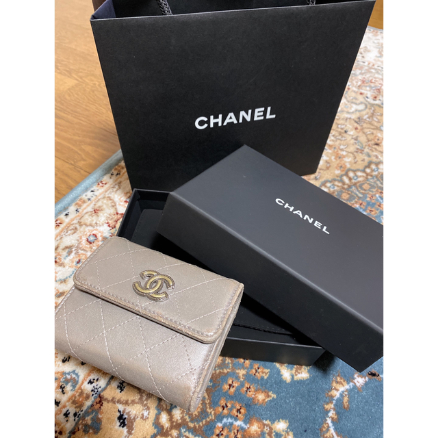 【期間限定値下げ中】CHANEL SmallFlap D.Gray財布