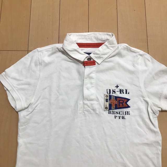 Ralph Lauren(ラルフローレン)のRALPH LAUREN ラルフローレン　ポロシャツ　Mサイズ　白 レディースのトップス(ポロシャツ)の商品写真