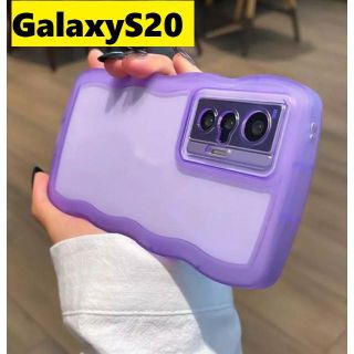 サムスン(SAMSUNG)のGalaxyS20 ウェーブエッジ なみなみ　可愛いケース　Galaxyケース(Androidケース)