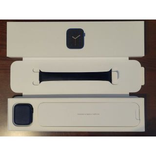 アップルウォッチ(Apple Watch)のApple Watch 6 Cellular 44mm ブルー(その他)