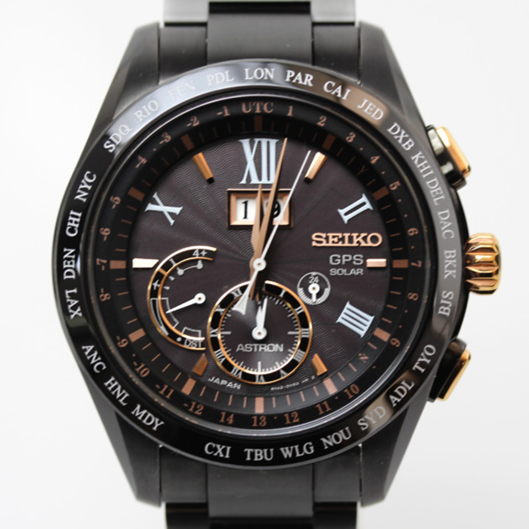 SEIKO セイコー ASTRON GPS衛星電波 腕時計 ソーラー SBXB141/8X42-0AB0-3 メンズ