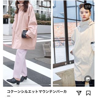 ザノースフェイス(THE NORTH FACE)のcharol コクーンシルエットマウンテンパーカー(マウンテンパーカー)