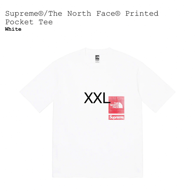 Supreme(シュプリーム)のsupreme north face printed pocket tee メンズのトップス(Tシャツ/カットソー(半袖/袖なし))の商品写真