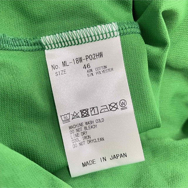 【MARC&LONA】新品未使用タグ付き グリーンポロシャツ　ワンポイント