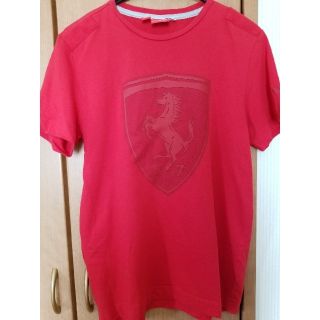 フェラーリ(Ferrari)の【貴重】Ferrari Tシャツ 半袖 PUMA コラボ 赤 メンズ S(Tシャツ/カットソー(半袖/袖なし))