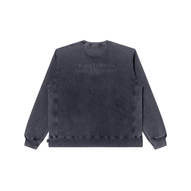 XL BLACK EYE PATCH PIGMENT DYED SWEAT レディースのトップス(トレーナー/スウェット)の商品写真