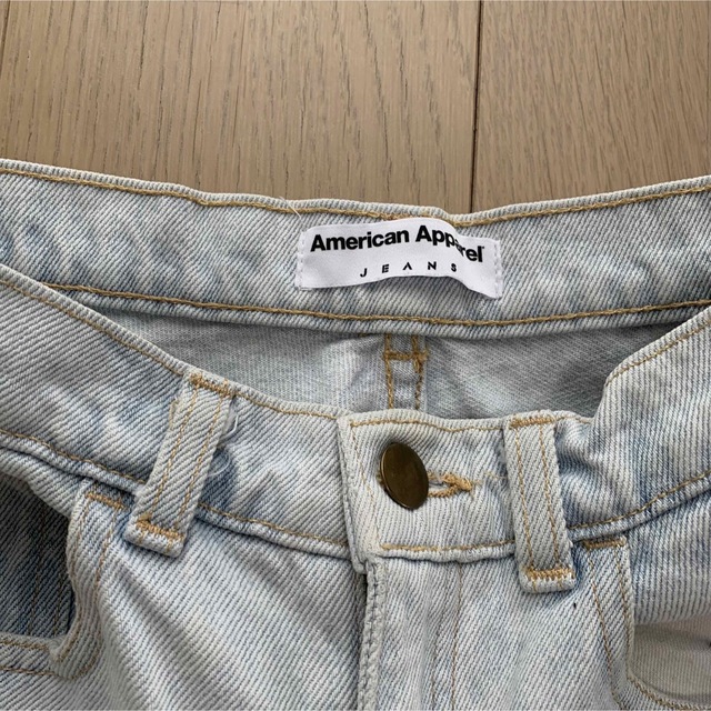 American Apparel(アメリカンアパレル)のAmerican apparel denim short mini pants レディースのパンツ(ショートパンツ)の商品写真