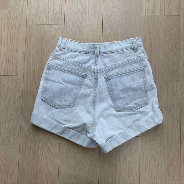 American Apparel(アメリカンアパレル)のAmerican apparel denim short mini pants レディースのパンツ(ショートパンツ)の商品写真