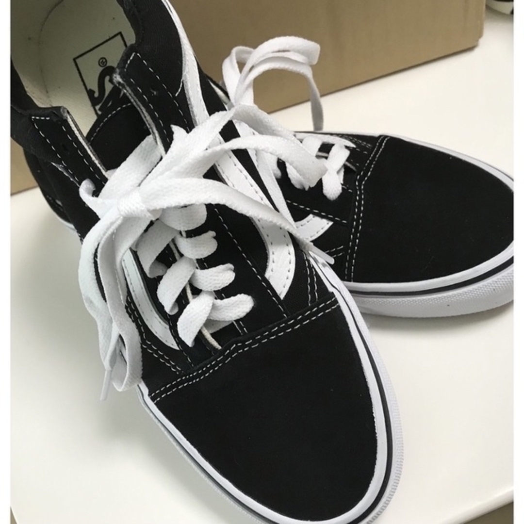 VANS ヴァンズ　スニーカー ブラック×ホワイト 23.5cm 1