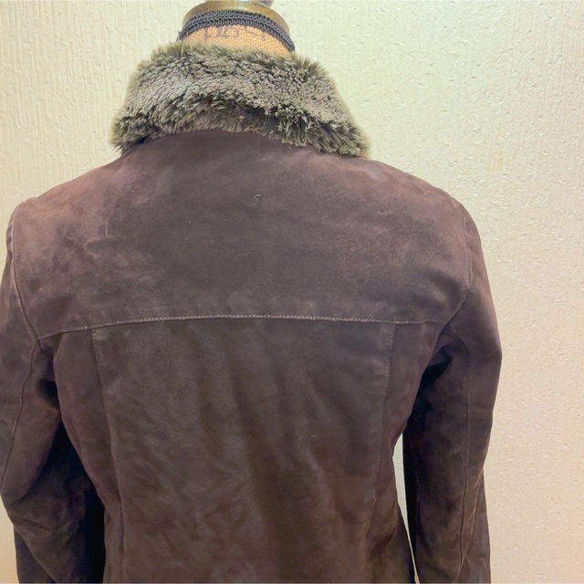 美品☆EddieBawer☆ブラウン裏付スウェードジャケット☆XS - その他