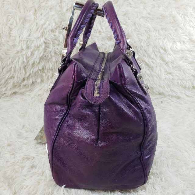 セールSALE☆ BALENCIAGA シティ ジャイアントシティ バッグ パープル