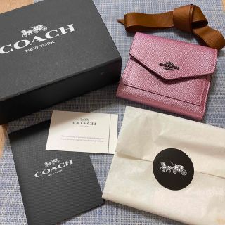 コーチ(COACH)のCOACH NEW YORK  ニつ折りサイフ　新品未使用品(財布)