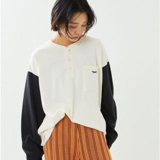 フリークスストア(FREAK'S STORE)のTOWN CRAFT×FREAK'SSTORE TheFOX配色ヘンリーロンＴ (Tシャツ(長袖/七分))