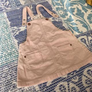 ザラキッズ(ZARA KIDS)のZARA 80㎝ コーデュロイサロペット(ワンピース)