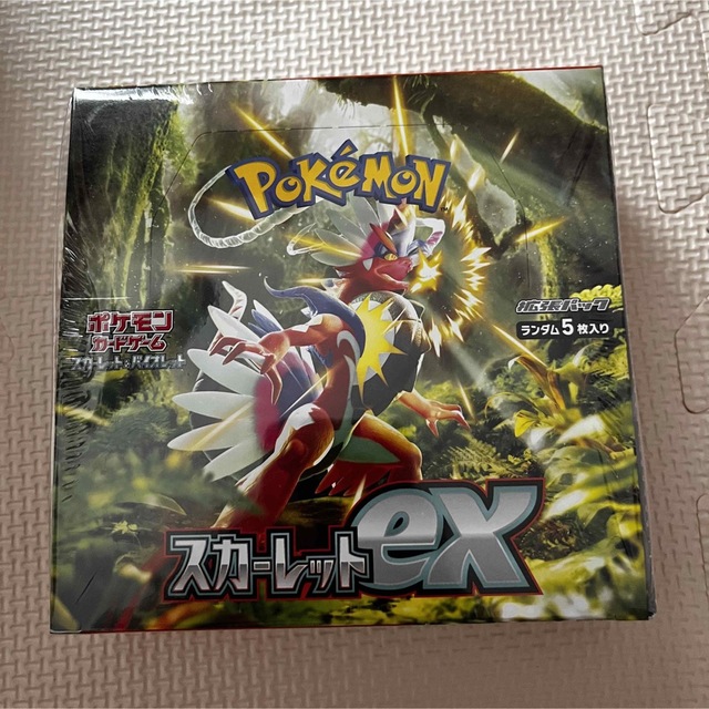ポケモン(ポケモン)のポケモンカード スカーレットex 1BOX シュリンク付き 新品未開封 ポケカ エンタメ/ホビーのトレーディングカード(Box/デッキ/パック)の商品写真