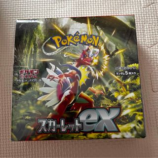 ポケモン(ポケモン)のポケモンカード　スカーレットex 1BOX シュリンク付き 新品未開封　ポケカ(Box/デッキ/パック)