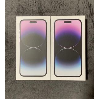 アイフォーン(iPhone)のiPhone 14 Pro Max 256GB パープル 新品未開封 2台 (スマートフォン本体)