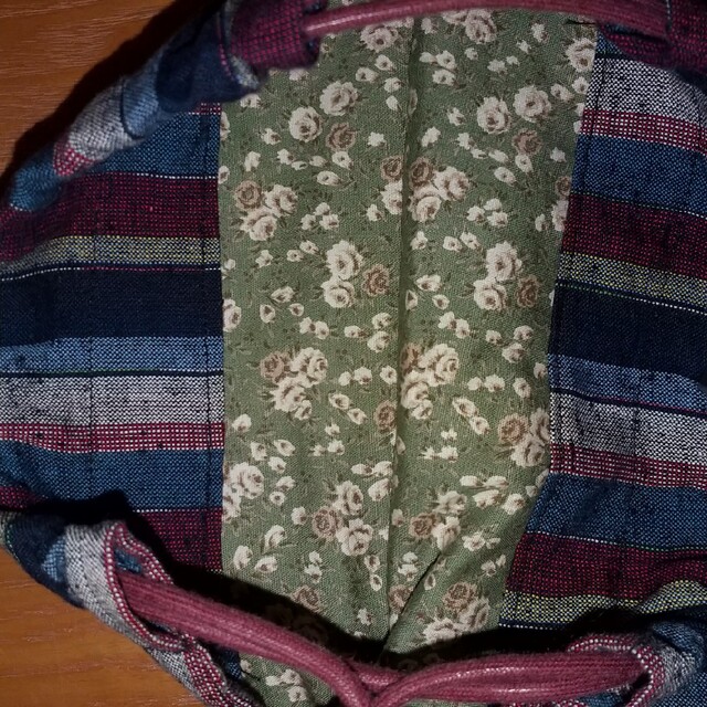巾着袋 ハンドメイドのファッション小物(バッグ)の商品写真