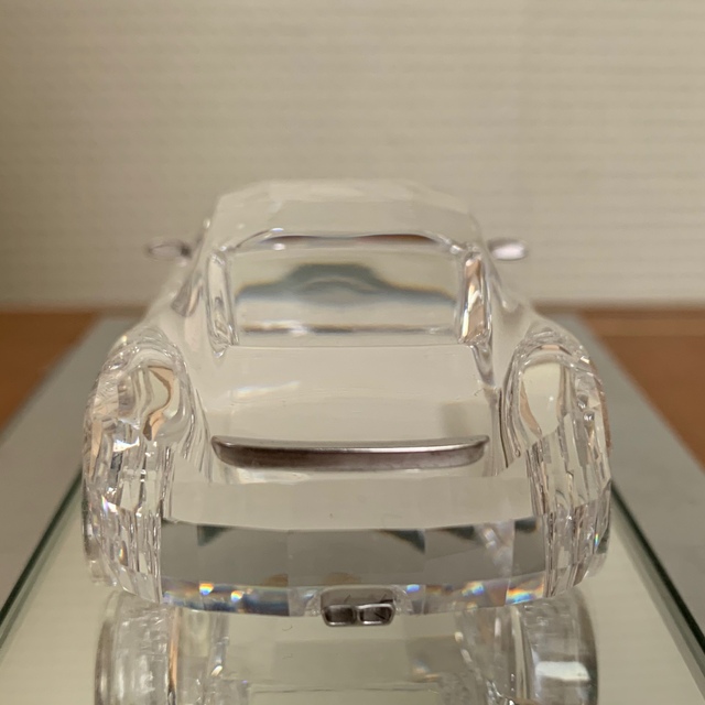 希少 スワロフスキー ポルシェ ケイマンS クリスタルガラス オブジェ 置物