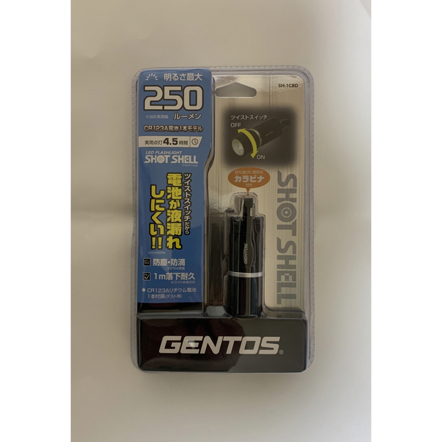 GENTOS(ジェントス)のGENTOS(ジェントス) LED 懐中電灯 ショットシェル スポーツ/アウトドアのアウトドア(ライト/ランタン)の商品写真